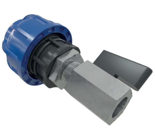 End Caps With Mini Ball Valve